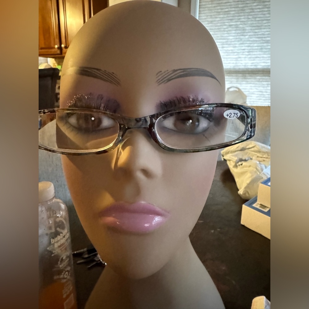Stylish Reading Glasses with Black and Gray Frame 2.75